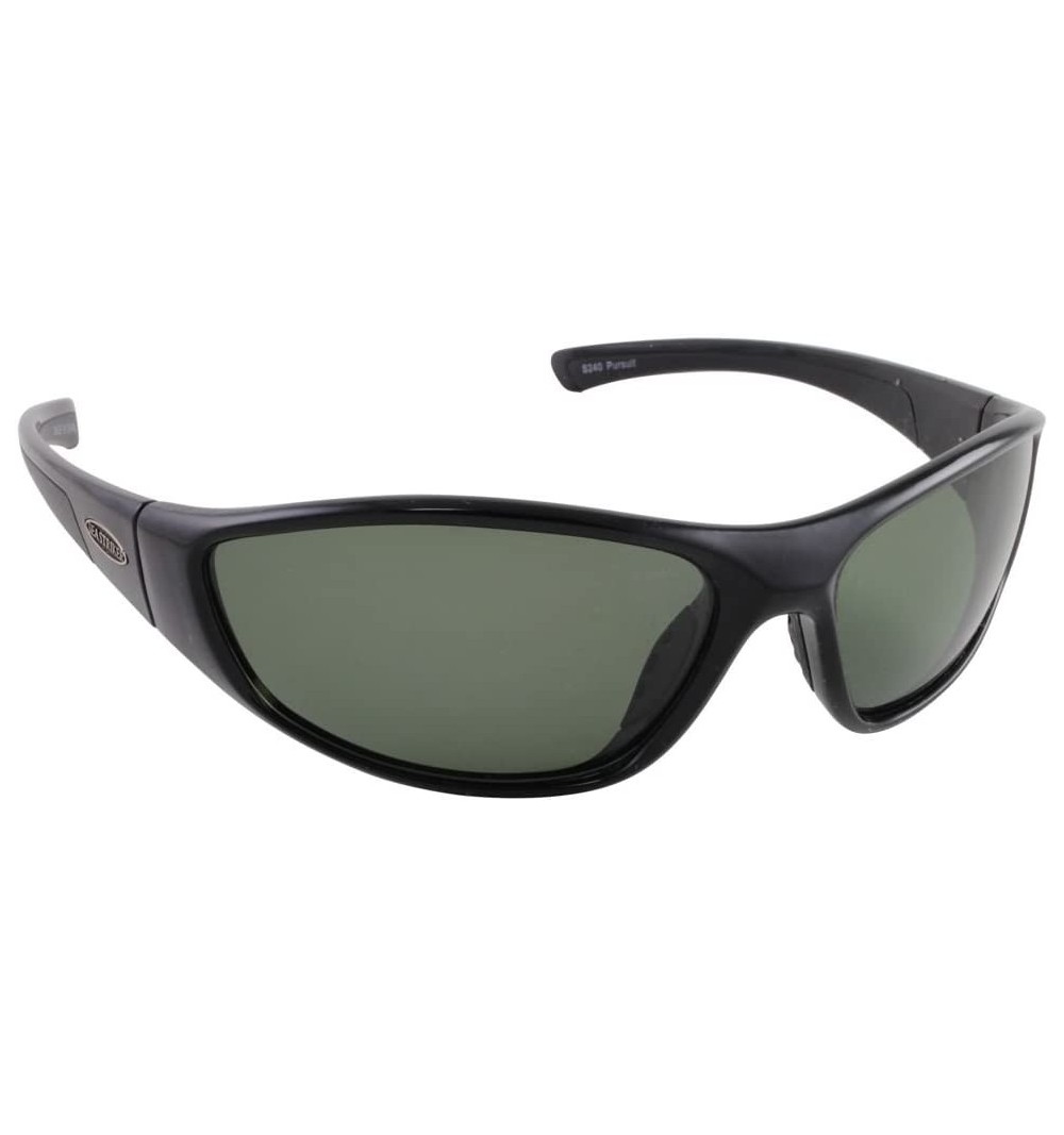 Sport Pursuit Polarized Sunglasses with Black Frame and Grey Lens (Fits Medium to Large Faces) - CV116WPZH8T $13.02