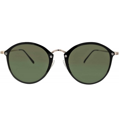 Oversized Vintage Inspired Fashion Sunglasses With Hard Case - Black - C818UGHAUAS $19.80