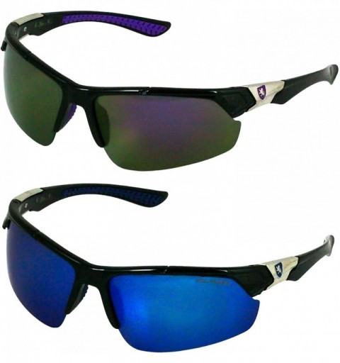 Wrap Men Polarized Premium Sport Sunglasses Baseball Cycling Fishing Wrap Around Driving Glasses - CX18UENY66G $18.19