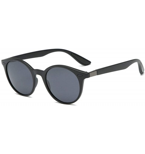 Round Outdoor Polarized Men Sunglasses Luxury Round Rivet Women Sun Glasses Mens Driving Sunglass Womens - Brown - CA197A29X8...