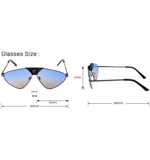 Sport Fashion Metal Polarized Sunglasses Sunglasses Men and Women Silicone Nose Pads Comfortable Glasses - 2 - C4190R5KKEO $7...