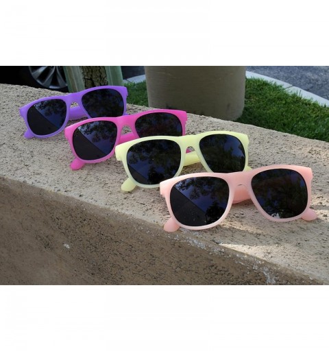 Sport 12 Pack Fun Party Color Changing Sunglasses UV Protective Lens 5402D - Milk-yellow - CT18E0YIS8C $12.25