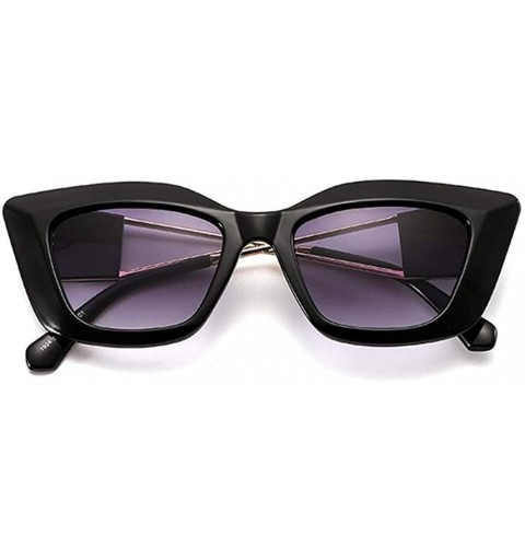 Cat Eye Women Vintage Cat Eye Sunglasses Stylish Gradient Sun Glasses Ladies Travel Shades UV400 - C8199OU75NU $9.78