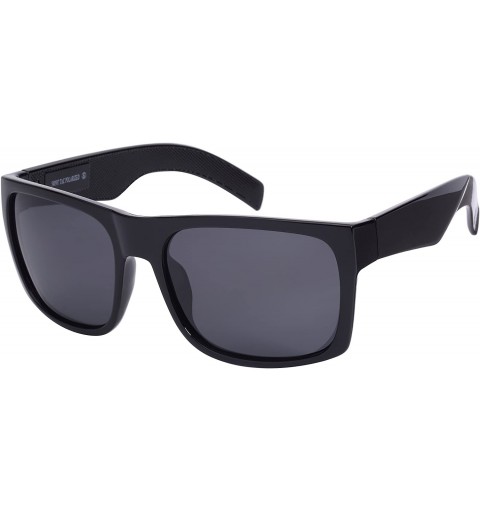 Oversized Large Rectangular Square Polarized Sunglasses for Men Women Driving Glass - CQ17XWDT854 $13.20