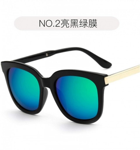 Round Men Big Round Sunglasses Women Glasses Lady Luxury Mirror Retro Metal Sun Vintage Female - 7 - C0198ZWX2CY $38.52