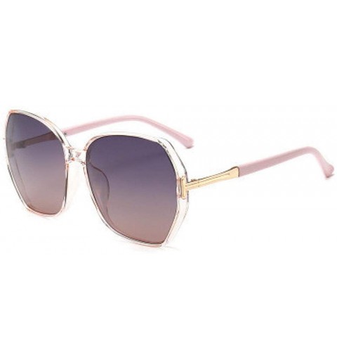Rimless Sunglasses - Men And Women - Fashion - Polarized Sunglasses - Large Frame - Trend - Polygonal Glasses - CH18X6N8C24 $...