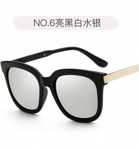 Round Men Big Round Sunglasses Women Glasses Lady Luxury Mirror Retro Metal Sun Vintage Female - 7 - C0198ZWX2CY $38.52