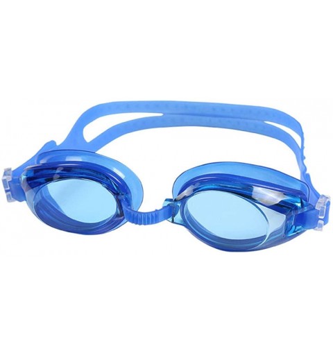 Goggle Youth Children Goggles Waterproof Anti-Fog Hd Goggles Adult Silicone - Sapphire - CL18YYZWAR9 $21.04