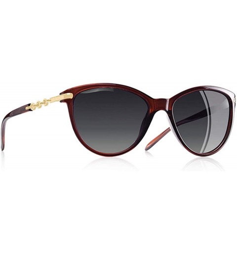 Square Polarized Sunglasses Glasses Gradient Feminino - C2brown - CY18A79UA7A $19.34