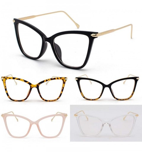 Oval Polarized UV Protection Sunglasses for Men Women Full rim frame Cat-Eye Shaped Plastic Lens and Frame Sunglass - CJ19038...