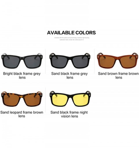 Shield Men Polarized Glasses Car Driver Night Vision Goggles Anti-glare Polarizer Sunglasses Driving Sun - CS199CLQ7OG $29.16
