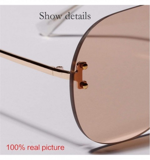 Oversized 2019 Oversized Sunglasses Women Vintage Luxury Brand Designer Sun Glasses Brown Black Red Orange Eyewear UV400 - CF...