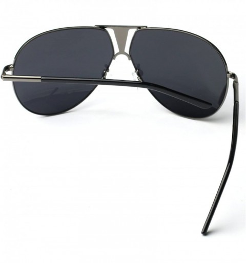 Aviator Men's Polarized Aviator Style Sunglasses - Purple / Navy - C911YEBP56R $18.13
