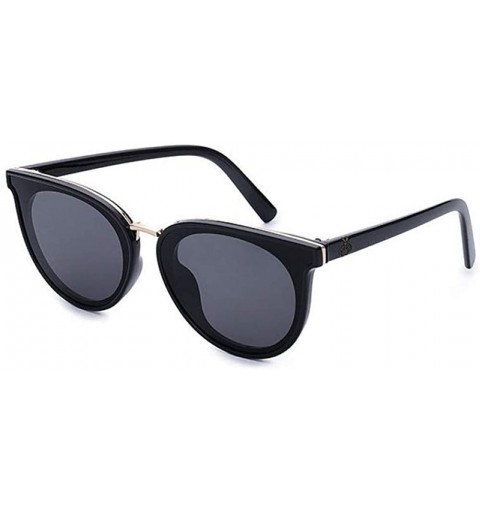 Oversized Sunglasses Oversized Mirror Sunglasses Women Cat Eye Sun Glasses Luxury Brand Colorful Men Eyewear - C1 - CX18U6TU8...