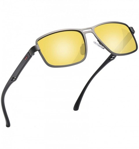Round Fashion Sunglasses Men Polarized Square Metal Frame Sun Glasses Driving Fishing Eyewear Zonnebril Heren - C719852YYSU $...