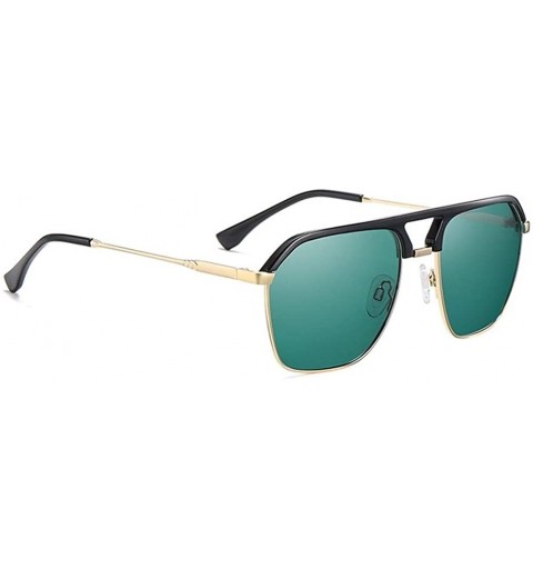 Rimless Women Rimless Polarized Sunglasses Gradient Lens Driving Sun Glasses Men UV400 - C4green - CU199QC93W6 $10.49
