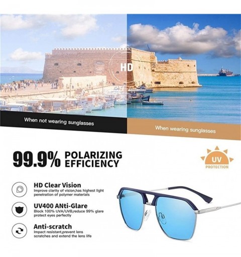 Rimless Women Rimless Polarized Sunglasses Gradient Lens Driving Sun Glasses Men UV400 - C4green - CU199QC93W6 $10.49