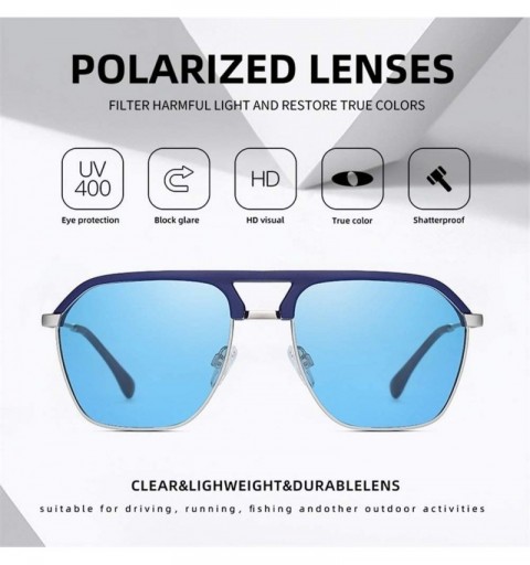 Rimless Women Rimless Polarized Sunglasses Gradient Lens Driving Sun Glasses Men UV400 - C4green - CU199QC93W6 $10.49