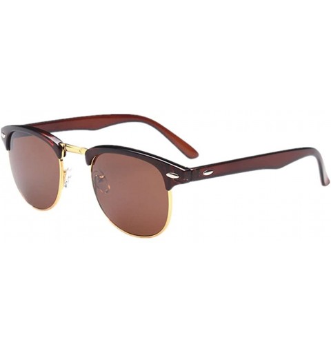 Wayfarer classic black metal sunglasses UV protection Brown - CJ17YLA95I7 $19.16