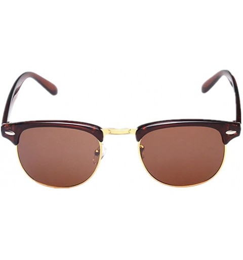 Wayfarer classic black metal sunglasses UV protection Brown - CJ17YLA95I7 $20.84