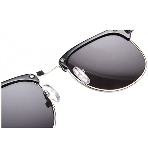 Wayfarer classic black metal sunglasses UV protection Brown - CJ17YLA95I7 $8.86