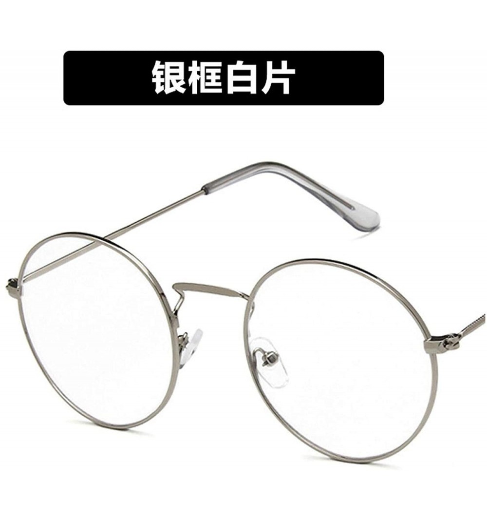 Oversized Street Beat Lady Small Round Sunglasses Men Women Retro Metal Frame Eye Vintage Tiny Female Sun Glasses - 5 - CN198...