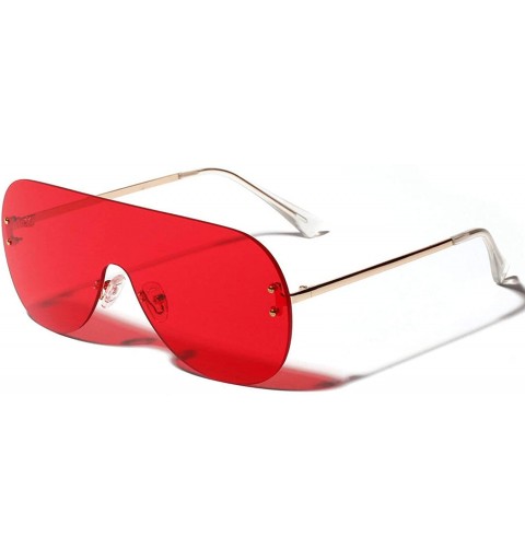Oval 2019 Oversized Sunglasses Women Vintage Luxury Brand Designer Sun Glasses Brown Black Red Orange Eyewear UV400 - CA197Y7...