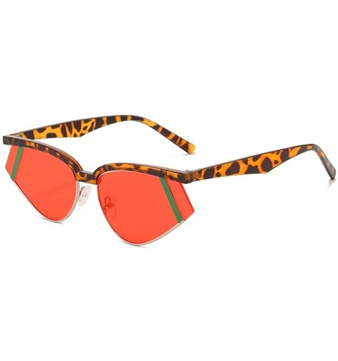 Cat Eye Cat Eye Sunglasses for Women Triangle Sun Glasses Black Shades UV400 - Tr Silver Purple - CR199OC22IZ $14.32