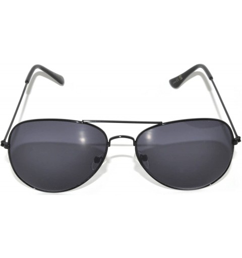 Aviator Aviator Sunglasses Black Smoke - CO11HQ26VJ1 $15.38