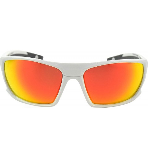 Rectangular Castaic Polarized Sport Fishing Sunglasses 100% UV Protection - White - CO18E04T4AN $50.23