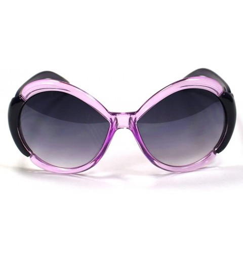 Butterfly Celebrity Inspired Women's Sunglasses 8609 - Purple - CS11ERE566F $8.05