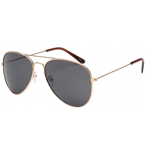 Oversized Women's Men Sunglasses-Vintage Oversize Frame Sunglasses Stylish Eyewear - E - CL18EMR5ENW $12.25