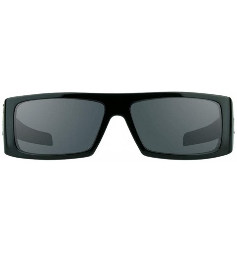 Wrap JY8509COL8 Sunglasses - Black Frame - Smoke Lens - CZ11G7WMWW1 $10.82