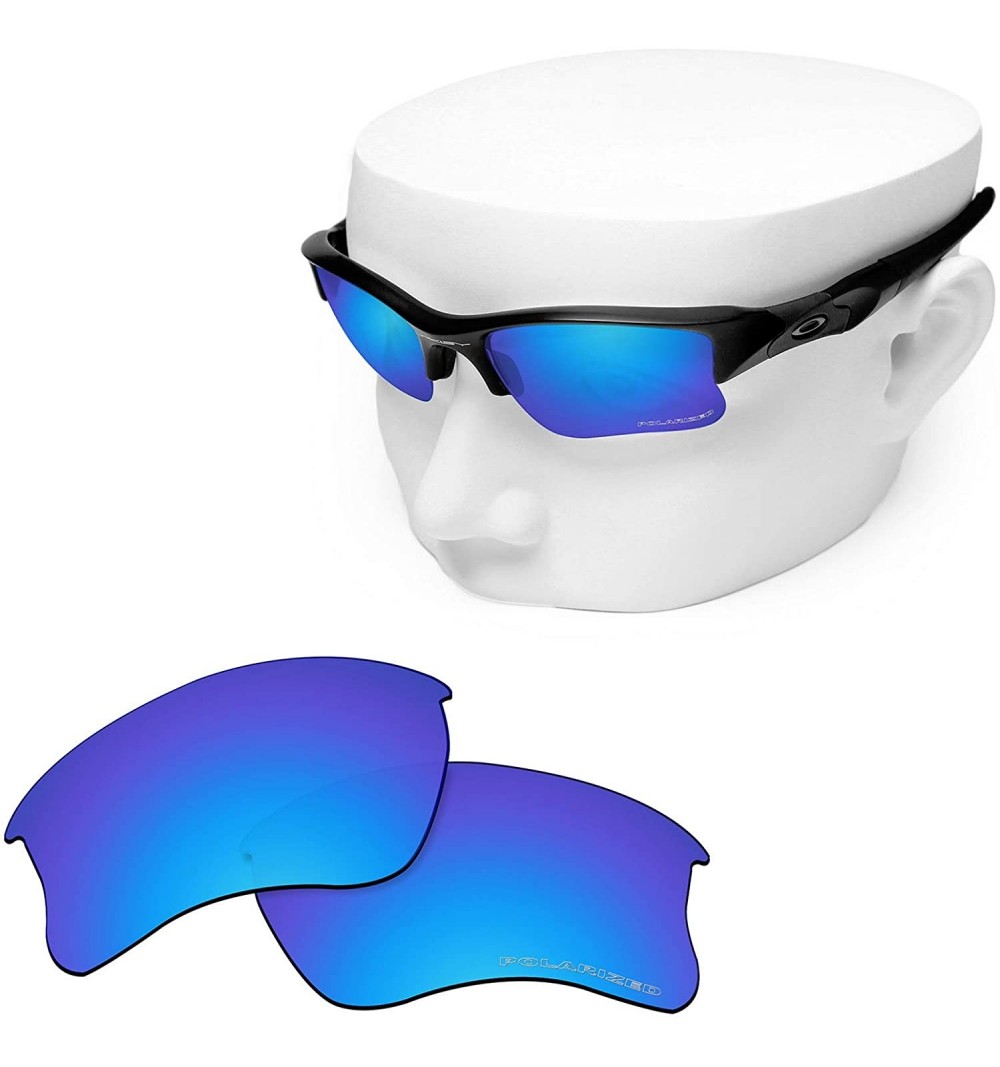 Shield Replacement Lenses Compatible with Flak Jacket XLJ Sunglass - Ice Combine8 Polarized - CV12N4QNGI1 $20.45