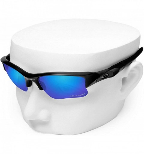 Shield Replacement Lenses Compatible with Flak Jacket XLJ Sunglass - Ice Combine8 Polarized - CV12N4QNGI1 $20.45