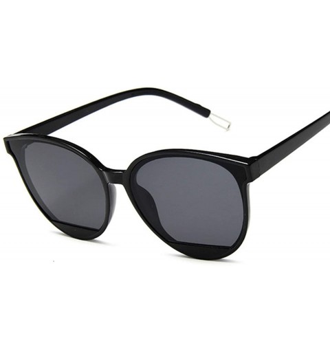 Aviator Red Women Sunglasses Female Vintage Luxury Plastic Brand Designer Cat Eye Sun Glasses UV400 Fashion - Black Green - C...