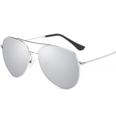 Rimless Unisex Retro Alloy Sunglasses Men Polarized UV400 - C5 Silver Silver - CT18M3MW9U4 $30.76