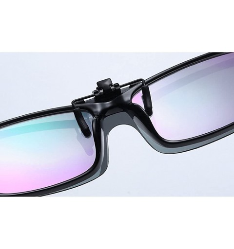 Sport Outdoor Sports Mens Nose Clip Eyewear Cycling Driving Sunglasses Polarized - Blue - CF1808MQ9XH $10.49