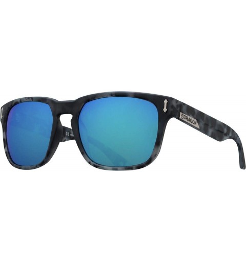 Rectangular Alliance Monarch Sunglasses - Matte Midnight Tortoise - CJ18KH352M4 $92.43