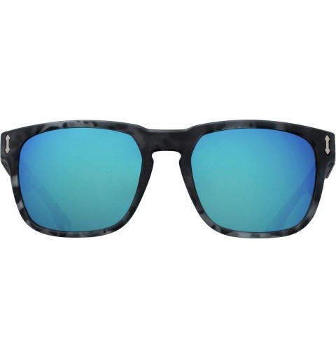 Rectangular Alliance Monarch Sunglasses - Matte Midnight Tortoise - CJ18KH352M4 $44.62