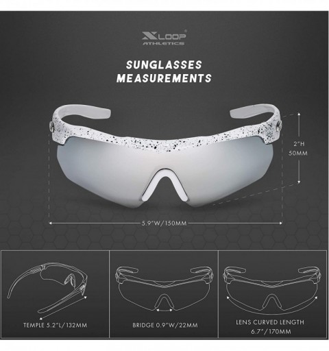 Shield Junior Teen Boys Age 12-18 Sunglasses Baseball Cycling Running Sports - White - Silver Mirror - CX1252TKVSV $8.98