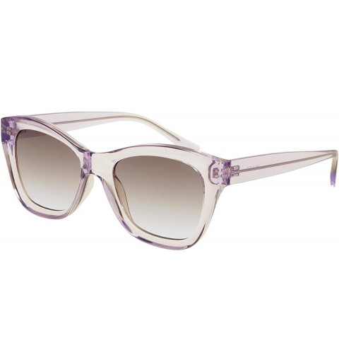 Square Mila Designer Fashion Womens Sunglasses - Lavender - CW18Y24H7CY $38.80