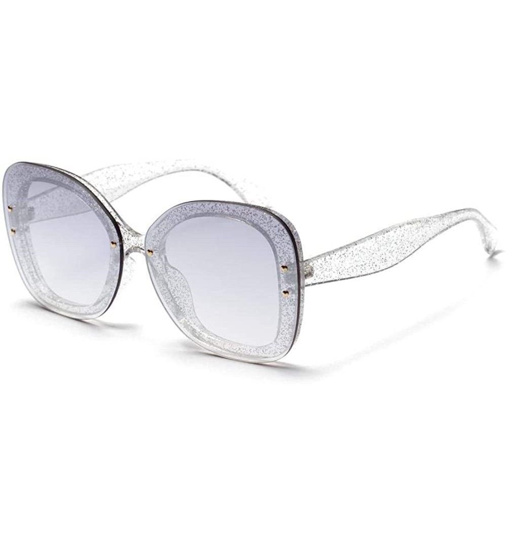 Aviator Oversized Sunglasses Women 2019 Fashion Vintage Sun Glasses C2 As Picture - C1 - CH18YZUY536 $12.05