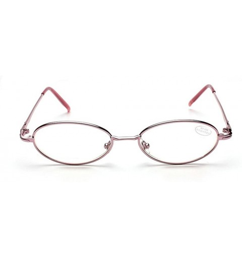 Oval 2018 Hot Sale Fashion Small Oval Reading Glasses Womens Vitage Designer Eyewear UV400 - Gold - CX189IKCNNR $23.94