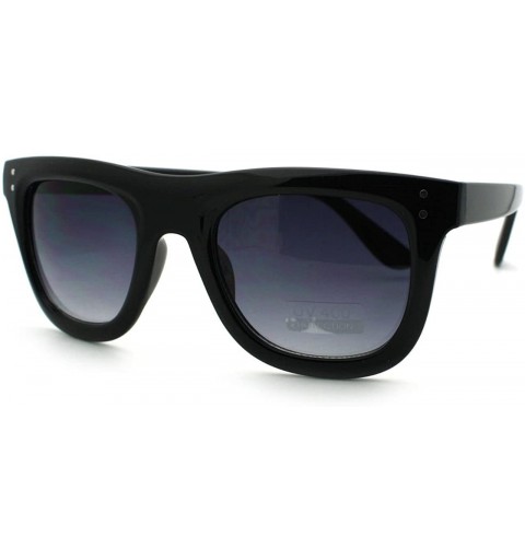 Square Womens Chic Smooth Square Frame Sunglasses Trendy Model Shades - Black - CJ11QYCVUD1 $21.66