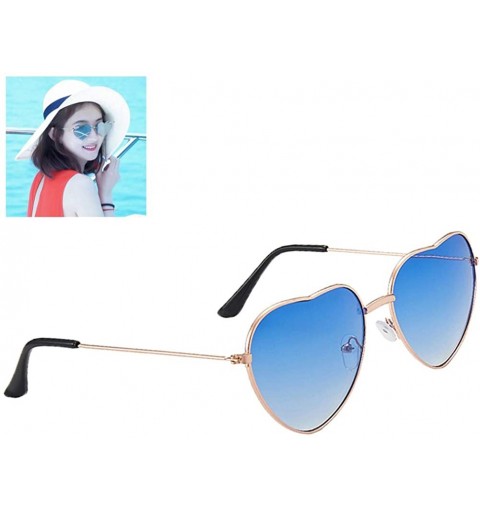 Round Sunglasses Transparent Glasses Gradient - C4199QIHEAE $7.69
