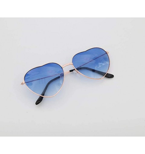 Round Sunglasses Transparent Glasses Gradient - C4199QIHEAE $7.69