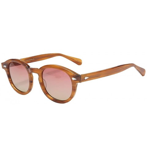 Oval Captain Plastic Sunglasses Fashion Gradation - C6 - C518ZLEAOO7 $25.32