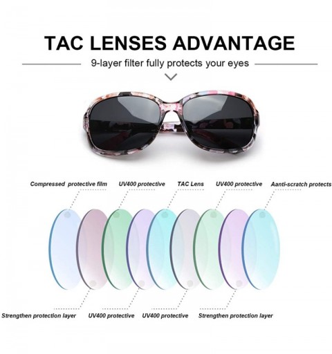 Oversized Oversized Polarized Sunglasses for Women - Classic Design Eyewear with 100% UV Protection Sun Glasses - C8196H5KLDH...