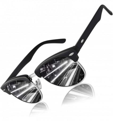 Wayfarer Polarized Sunglasses for Men Retro Classic Square Frame Shades SR003 - CI18N0I2NMQ $11.19